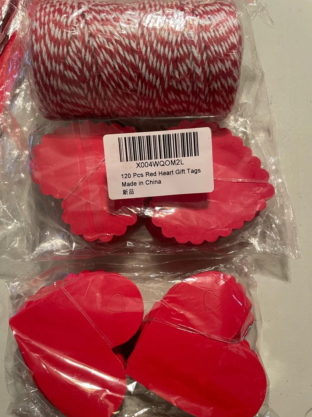 Red Valentine Party Supply Pack - Home Party Supplies Huge Bundle NWT